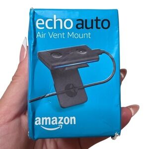 Amazon Echo Auto Air Vent Mount Magnetic Shelf Adjustable Clip Black B07DD6Y9X9